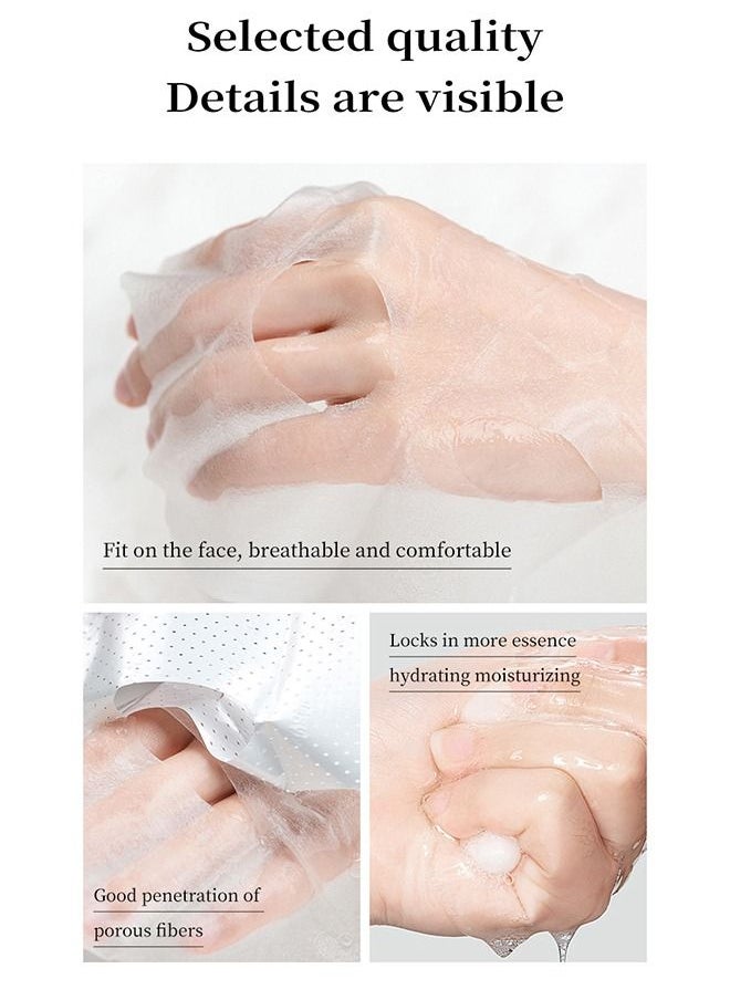 MOIKA - 8 Pieces Facial Sheet Masks,Hydrating,Moisturizing,25ml - Image 1