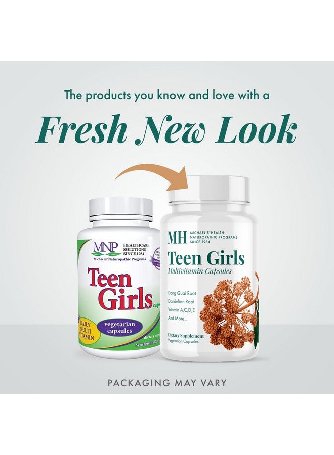 MICHAEL'S Health Naturopathic Programs Teen Girls Multivitamin - 60 Vegetarian Capsules - Nutrients for Healthy Growth & Development - Kosher - 30 Servings - Image 3