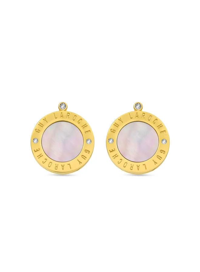 غاي لاروش أقراط أوليفيا الذهبية للسيدات