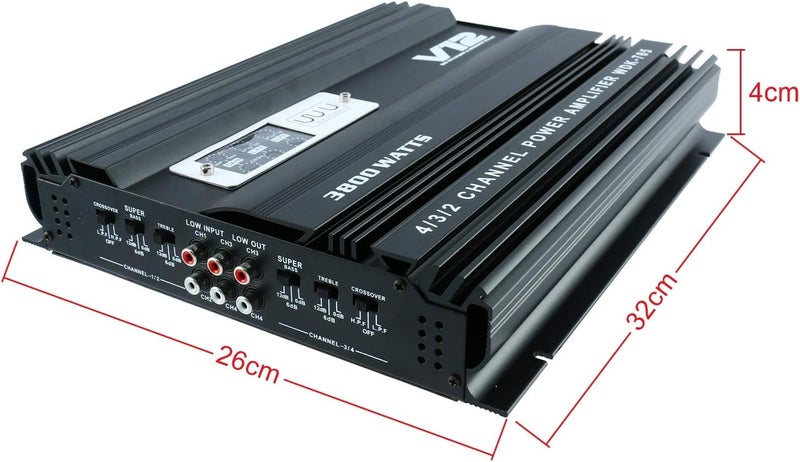 Yaeccc 4 Channel Car Amplifier WDK-705 - Image 3