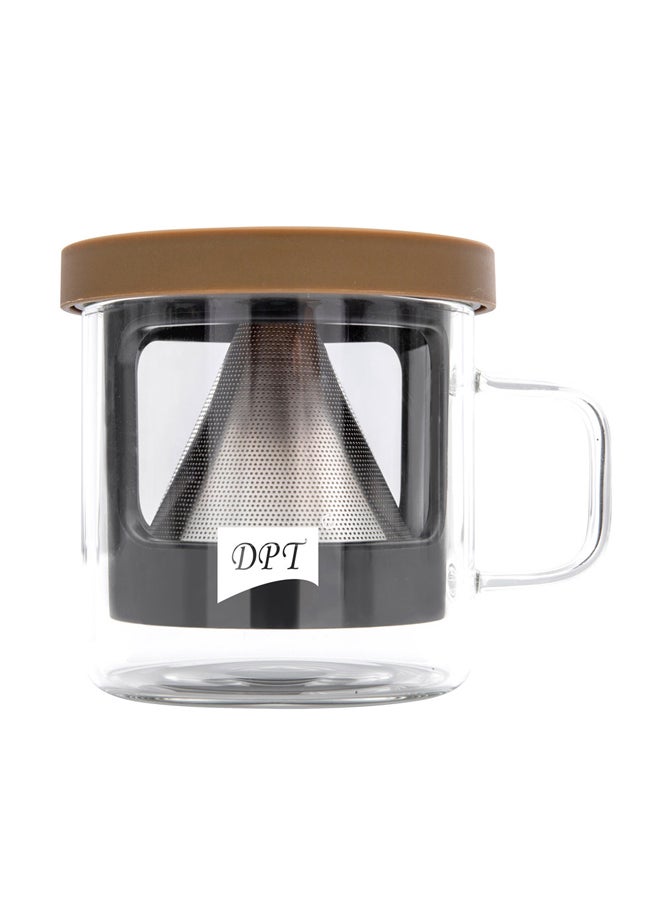 DPT Speciality coffee mug, speciality coffee maker, Transparent , capacity 300 ml  - Image 2