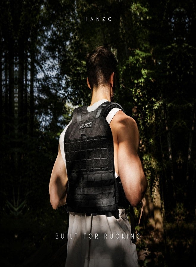 Hanzo Rucking Backpack Slim Profile Weighted Rucksack w/Lower Back Support - Image 5