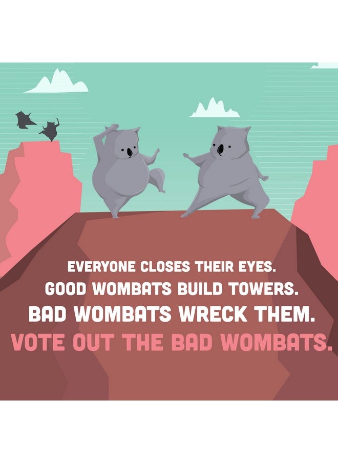 Exploding Kittens LLC Exploding Kittens Hand to Hand Wombat Card Game Fun Family Card Games for Adults Teens & Kids - Fun Party Games, 3-6 Players  - Image 3