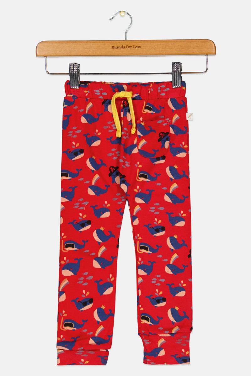 Hamleys Toddlers Boy Graphic Print Jogger Pants, Multicolor - Image 3