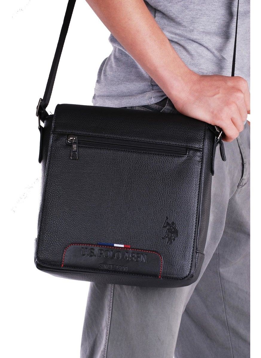 U.S. Polo Assn. BASE. Polo Assn. PLEVR8425 Cross Strap Men's Bag Black  - Image 1