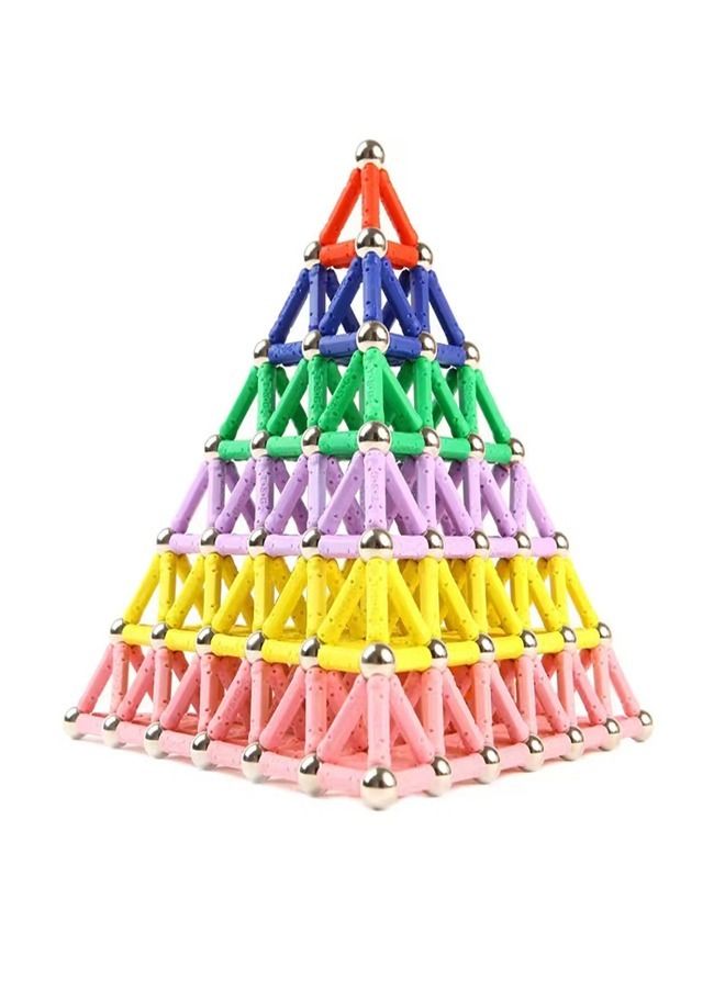 60 Piece Colorful Stress Relief Creative Magnetic Ball Puzzle Set Toy Birthday Gift for Children  - Image 3