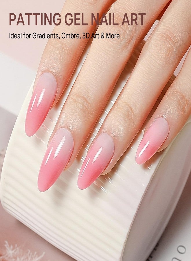 MIZHSE 9 Neutral Colors Patting Gel Polish Palette for Ombre Nail Art - Image 4
