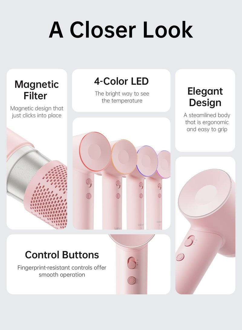 لايفن مجفف الشعر Laifen SE - وردي - Image 3