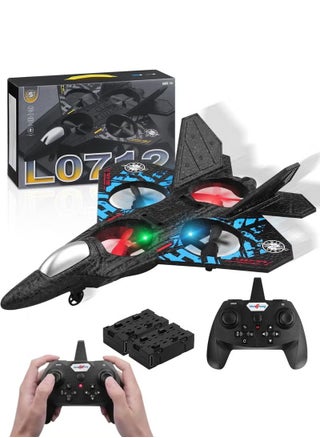 RC Aeroplane 2.4GHz Remote Controlled Aeroplane L0712 Quadcopter Floating Fighter Plane RC Aeroplane RTF for Beginners, Children and Adults, APlane Toy with Coloured Lights USB Charging - pzsku/Z3F70CB58FA70071EE992Z/45/_/1736288574/23d23d64-45f3-4d91-9e10-2ddf7f1ef436
