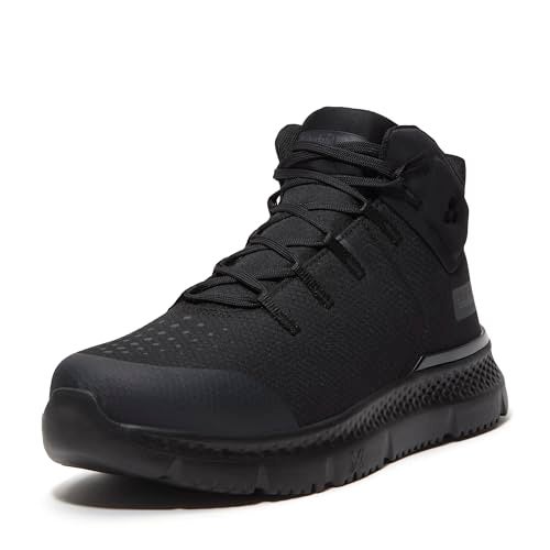 Timberland PRO Mens Intercept Mid Steel Safety Toe Puncture Resistant CSA Industrial Athletic Work Shoe Black 9M - Image 1