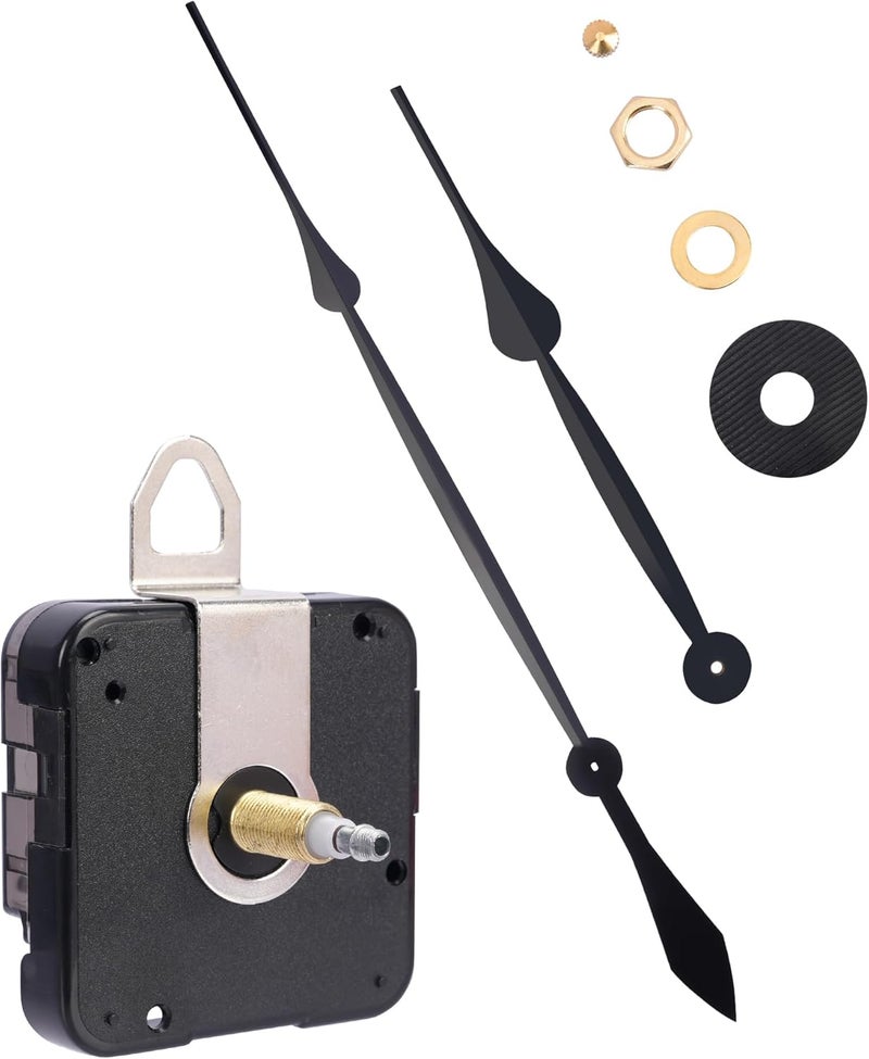 MakerTick High Torque Clock Movement with 17.7" Clock Hands – Large Wall Clock Motor Replacement for 36" to 50" DIY Clocks – Battery-Operated, Clock Mechanism Kit - Image 1