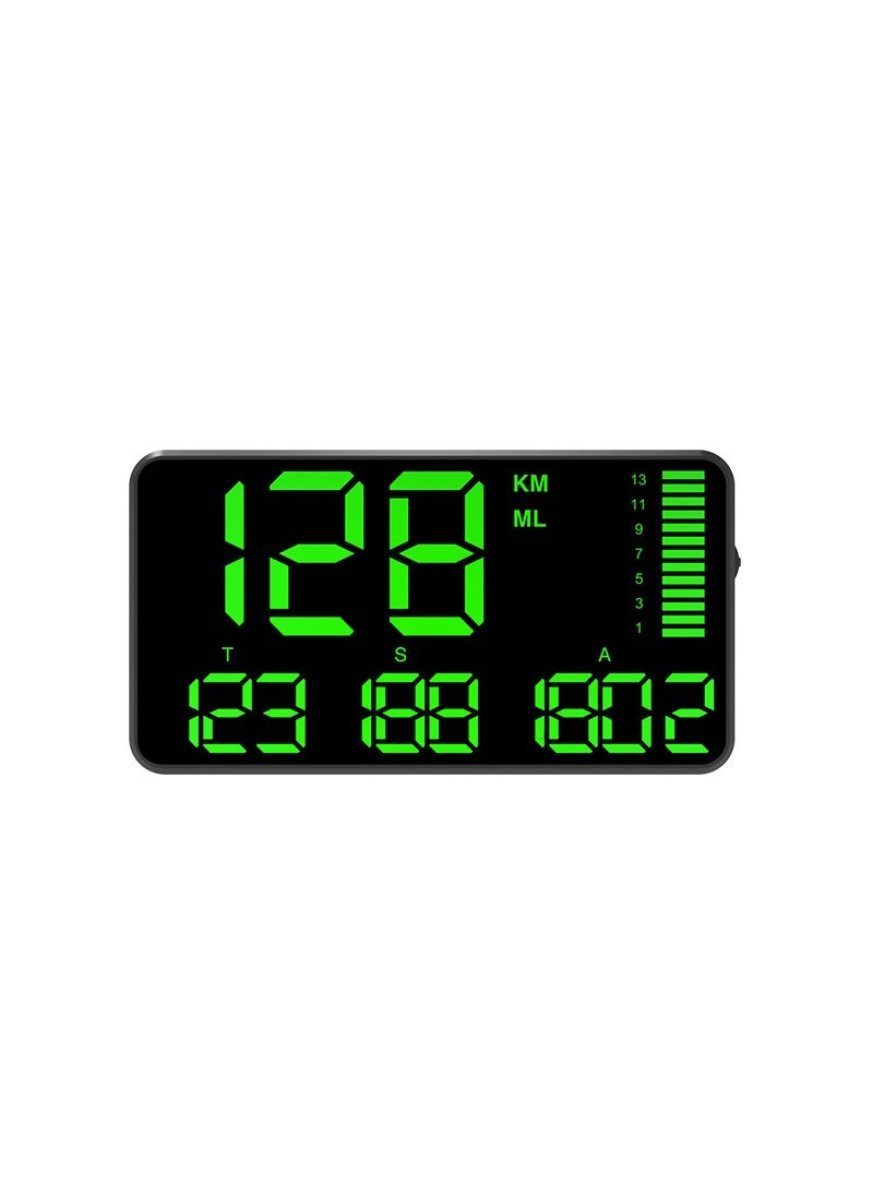 General Tian HUD head-up display altitude time mileage statistics display car clock overspeed alarm C90 English version