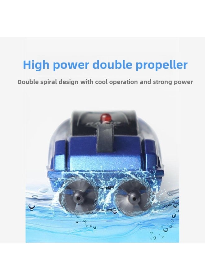 Mini Wireless Remote Control Charging Ultra-small Submarine Toy Underwater Model Boat Children Waterproof Yacht Speedboat-Color:Burgundy Mini Rolling Speedboat Rechargeable Version-Specification:Standard Configuration: Data Cable + Remote Control, 7 Batteries, 3 Batteries + Charging Head