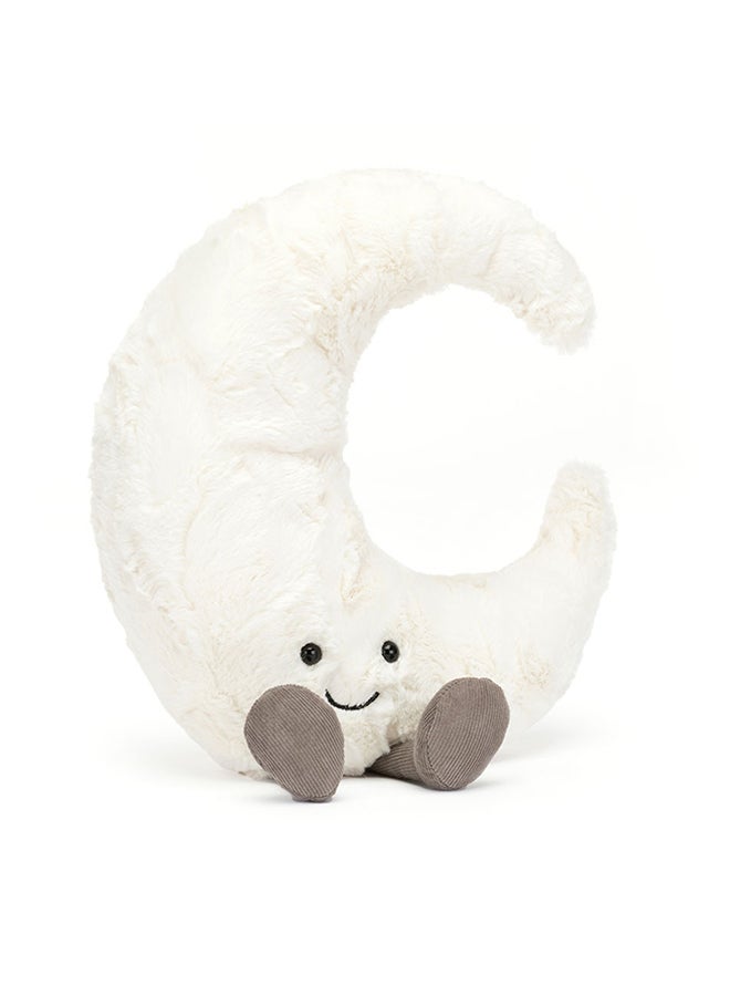 Jellycat Amuseables Moon 23cm – Soft Plush Crescent Moon Toy with Smiling Face - Image 1