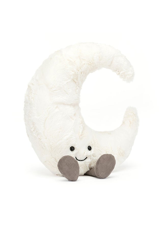 Jellycat Amuseables Moon 23cm – Soft Plush Crescent Moon Toy with Smiling Face - Image 4