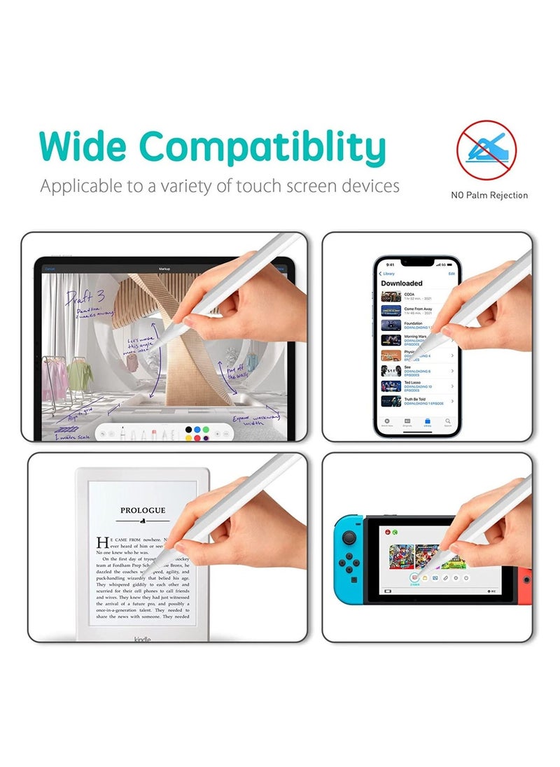Yesido Yesido Stylus Pen for Apple iPad, Pencil Styluses Compatible with iPad 2/3/4/5/6/7/8/9/10 Generation Pro 9.7/10.5/11/12.9 Air 1/2/3/4/5 Mini 1/2/3/4/5/6  - Image 3