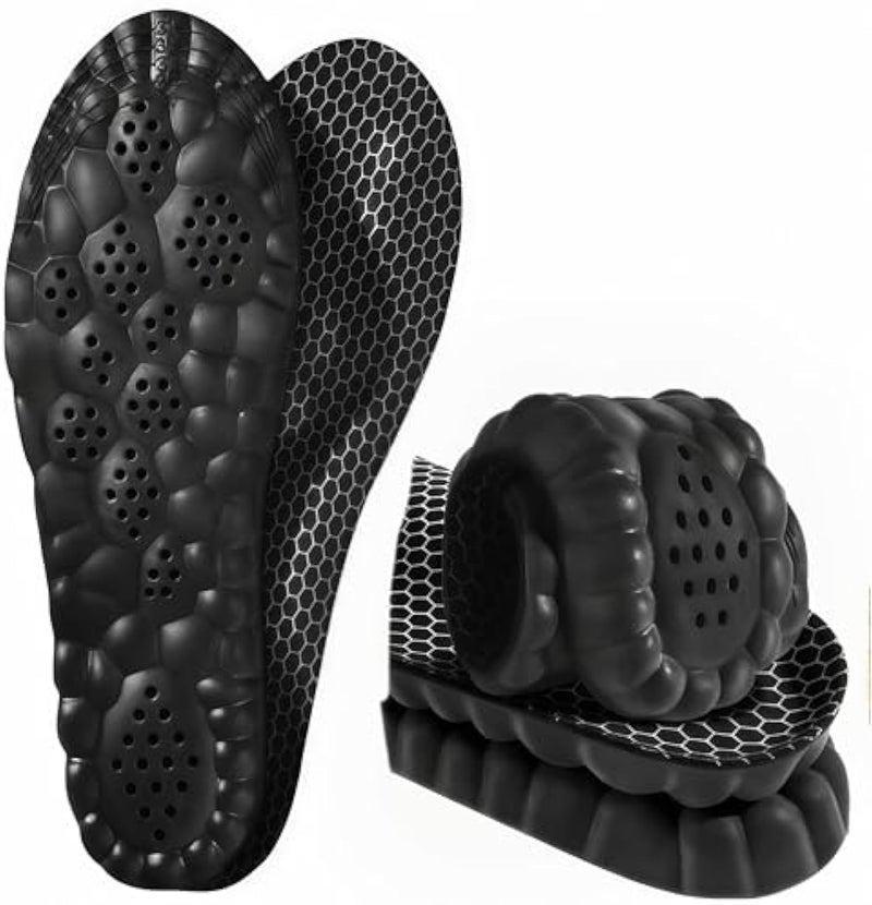 LAMAY 4D Cloud Insoles for Men Women,, Arch Support Insoles, Memory Foam Insoles, Shock Absorption and Cushioning Sports Shoe Insoles for Foot & Joint Support - Image 1