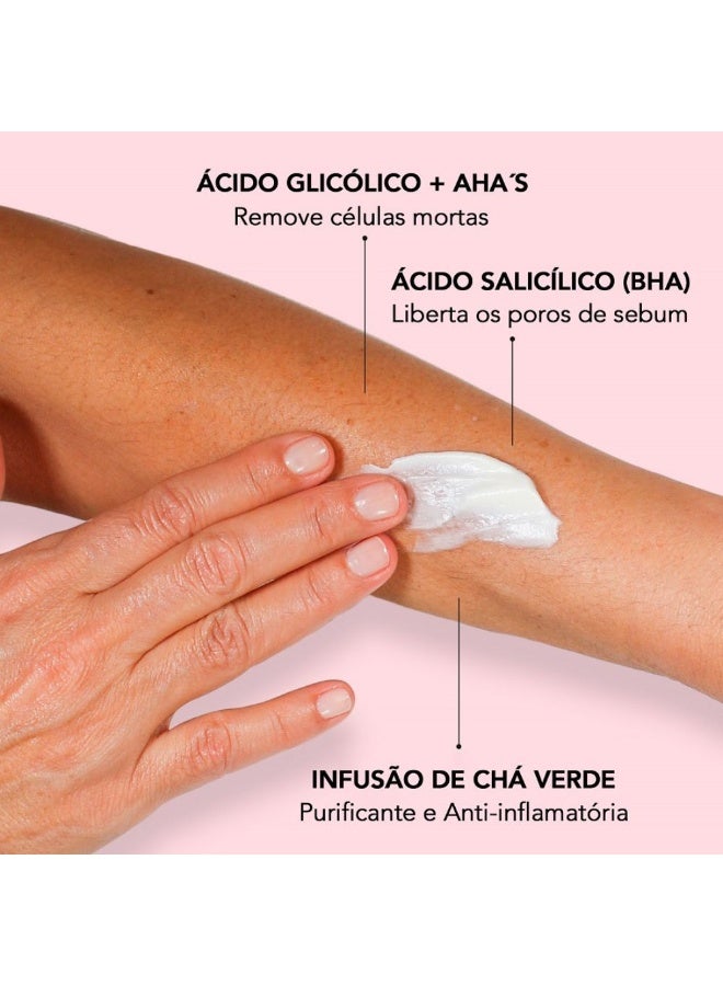 تيولوجي كريم الجسم تيولوجي بالشاي الأخضر والجليكوليك للبشرة الجافة والخشنة 260 مل - Image 4