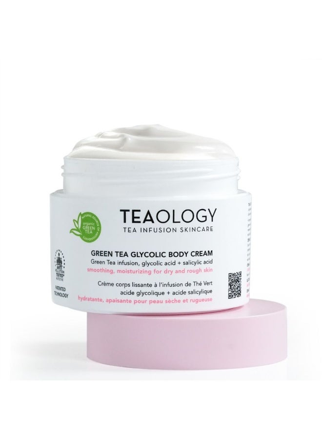 تيولوجي كريم الجسم تيولوجي بالشاي الأخضر والجليكوليك للبشرة الجافة والخشنة 260 مل - Image 3