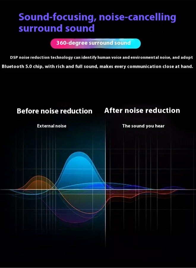 Rechargeable Bluetooth Speaker Stereo Sound, Portable Wireless Speaker App Control, TF  FM Radio  USB  AUX Connection Grey - Image 4