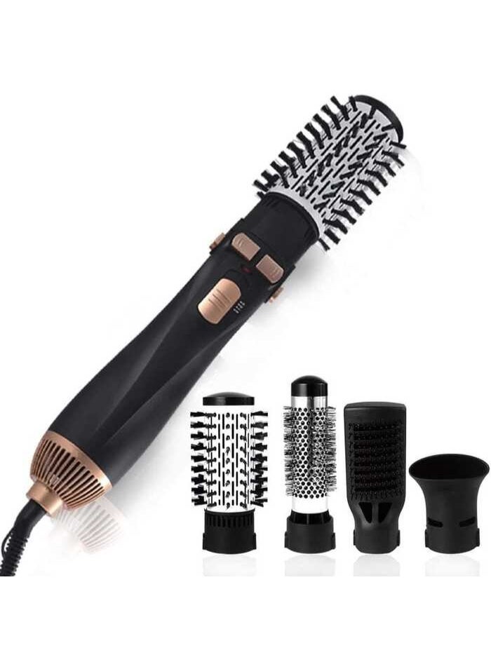 موهير فرشاة مجفف الشعر 4 في 1، فرشاة هواء ساخن أيونية، مكثف للشعر، مضاد للتجعد، ، فرشاة فرد الشعرMO-8 - Image 1