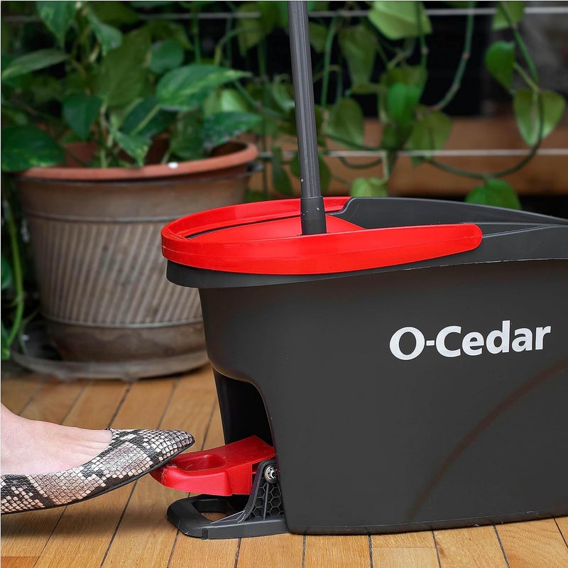 o cedar EasyWring Microfiber Spin Mop and Bucket Cleaning System - Image 2