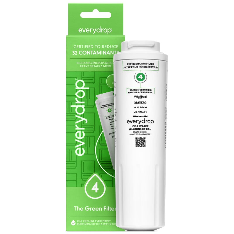 EveryDrop by Whirlpool everydropÂ® by Whirlpool Ice and Water Refrigerator Filter 4, EDR4RXD1, Single-Pack - Image 1