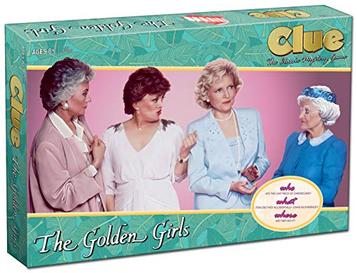 USAopoly Clue The Golden Girls Board Game  Golden Girls TV Show Themed Game  Solve The Mystery of Who Ate The Lastpiece of Cheesecake Officially Licensed Golden Girls Merchandise  Themed Clue Mystery Game - Image 1