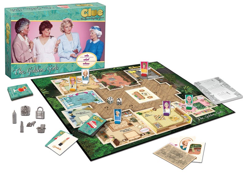 USAopoly Clue The Golden Girls Board Game  Golden Girls TV Show Themed Game  Solve The Mystery of Who Ate The Lastpiece of Cheesecake Officially Licensed Golden Girls Merchandise  Themed Clue Mystery Game - Image 3