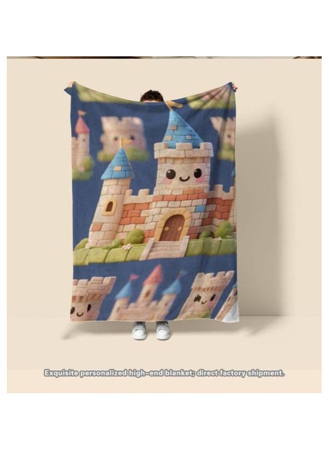 General - Flannel thin blanket (warm and comfortable, suitable for sleep, gaming, dust removal and sandproof) 150cm*200cm - 919 - Image 1