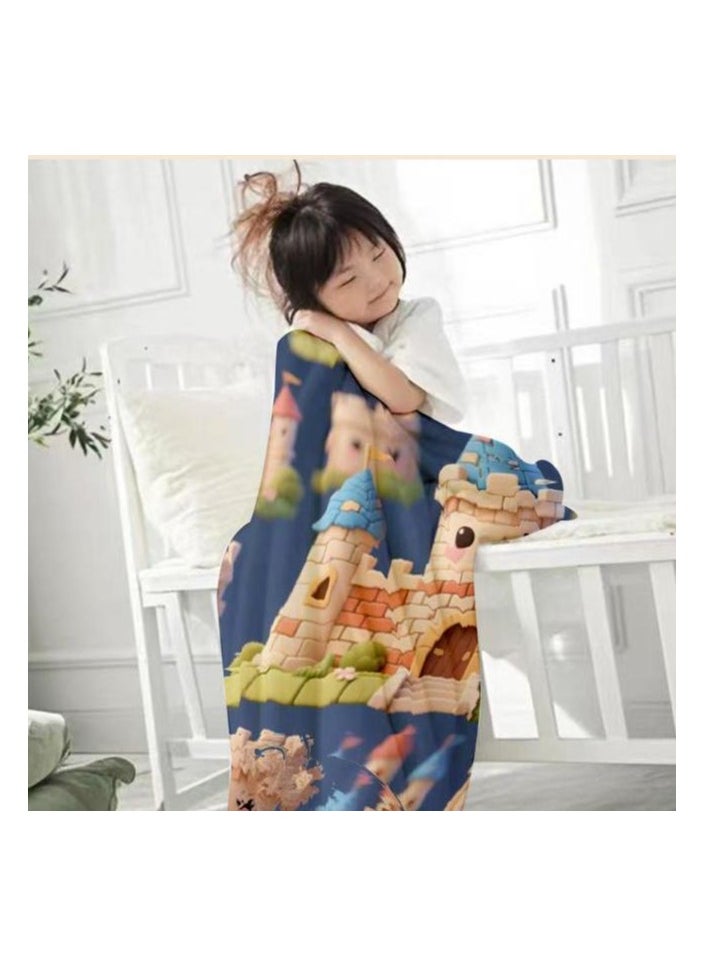General - Flannel thin blanket (warm and comfortable, suitable for sleep, gaming, dust removal and sandproof) 150cm*200cm - 919 - Image 1