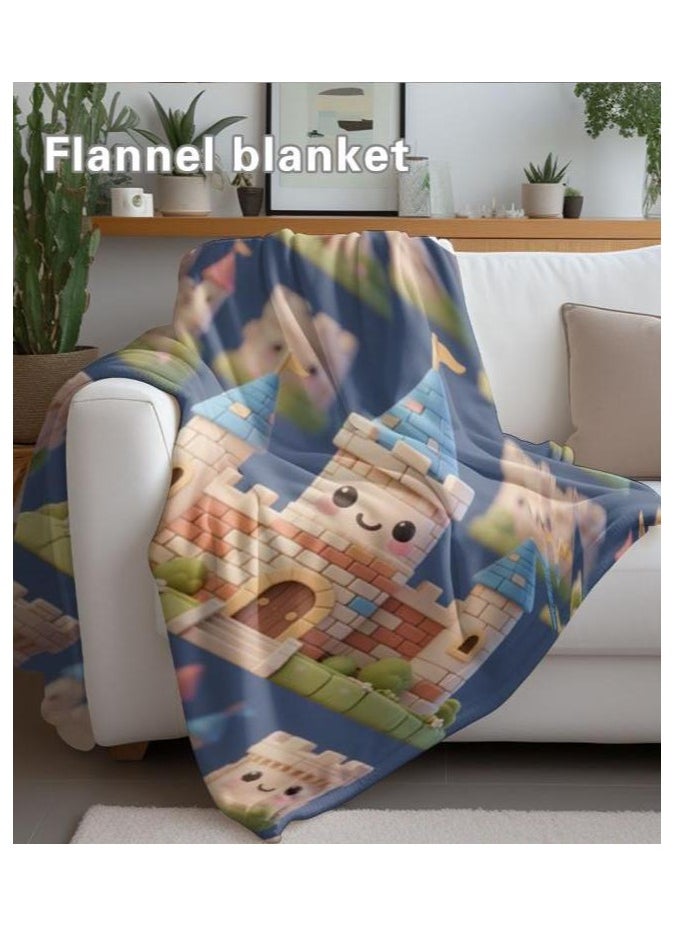 General - Flannel thin blanket (warm and comfortable, suitable for sleep, gaming, dust removal and sandproof) 150cm*200cm - 919 - Image 1