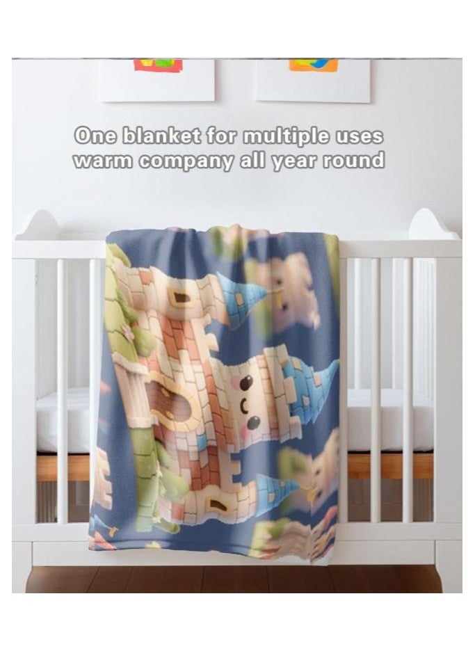 General - Flannel thin blanket (warm and comfortable, suitable for sleep, gaming, dust removal and sandproof) 150cm*200cm - 919 - Image 1