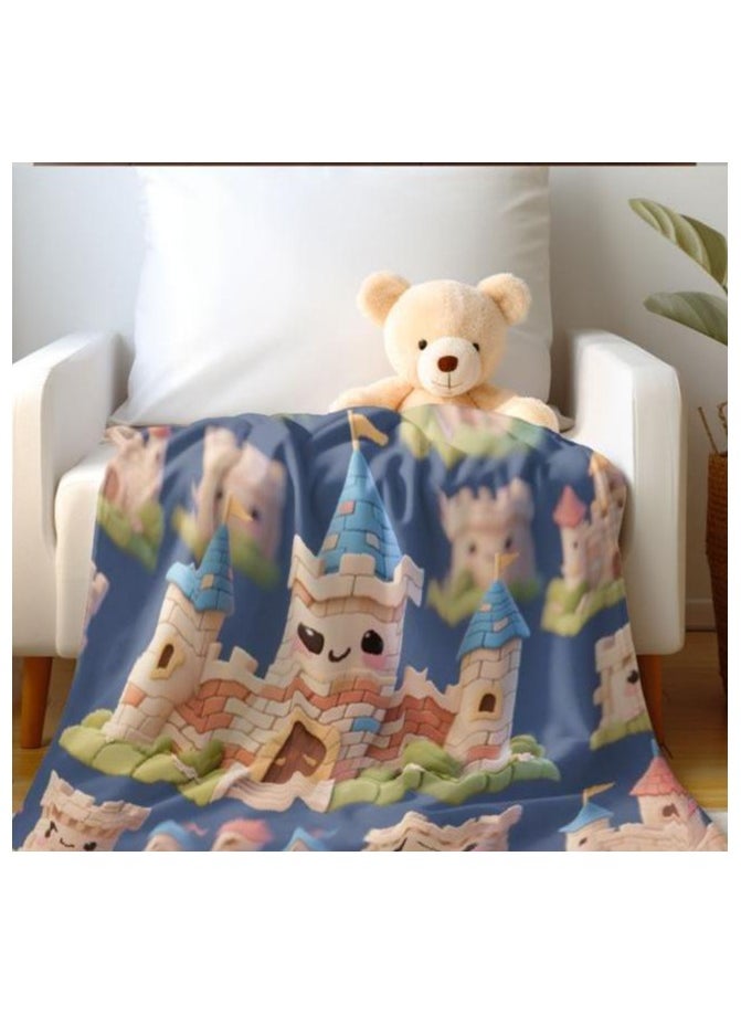 General - Flannel thin blanket (warm and comfortable, suitable for sleep, gaming, dust removal and sandproof) 150cm*200cm - 919 - Image 1