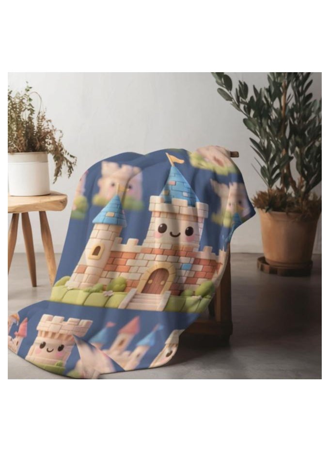 General - Flannel thin blanket (warm and comfortable, suitable for sleep, gaming, dust removal and sandproof) 150cm*200cm - 919 - Image 1