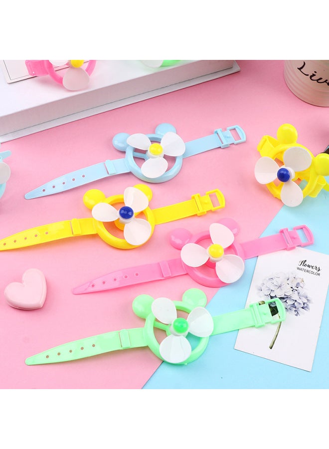 Toy Color Wrist Watch Windmill Holiday Gifts School Side Kindergarten Bagged Students Creative Gifts Wholesale-Color:Multicolor-Specifications:Single Opp Bag  - Image 1