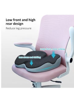 Arabest Seat Cushion, Non-Slip Chair Cushion with Memory Foam, Tailbone Cushions for Pressure Relief, Computer & Car Seat Cushion (Black)  - Image 3