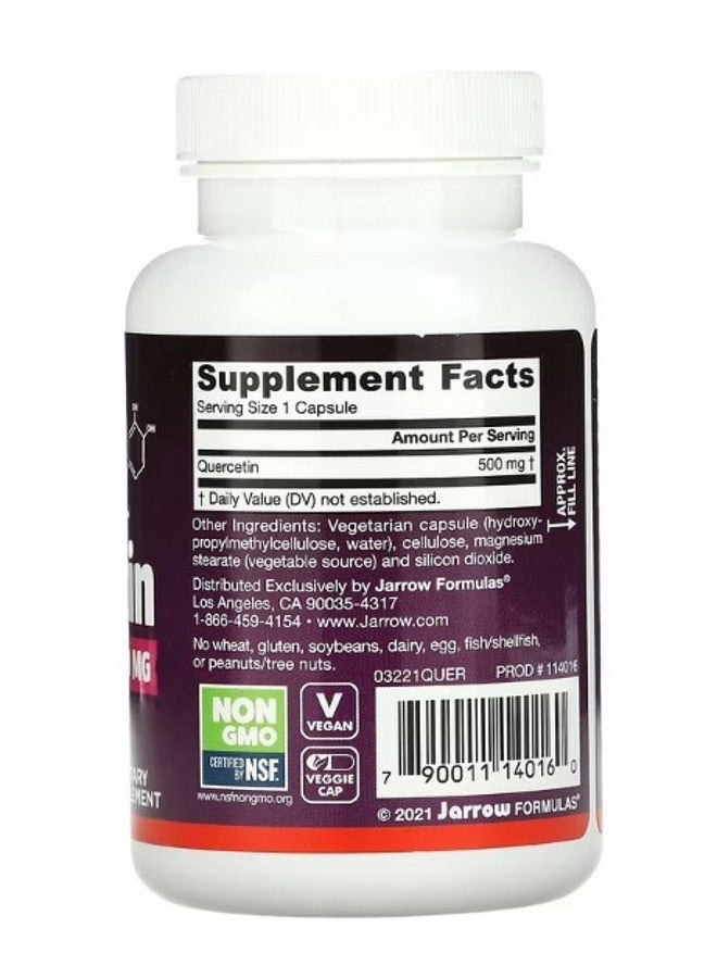 jarrow formulas Quercetin 500 mg 100  Veggie Caps - Image 2