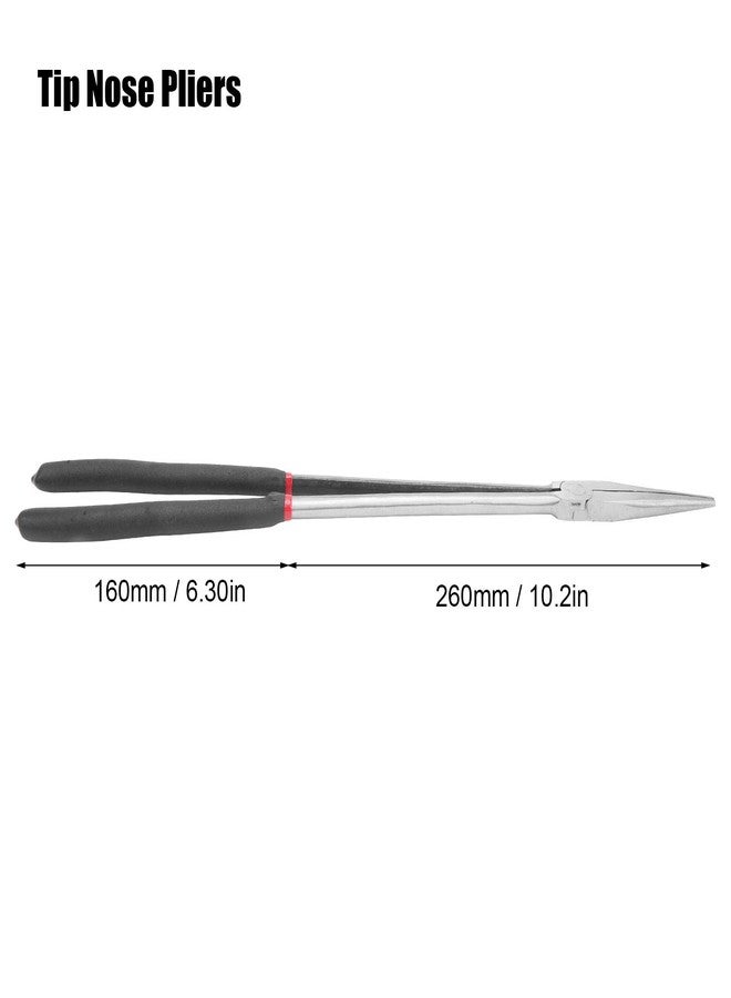 Estink Long Handle Pliers, 400mm/16in Straight Extra Long Pliers Tip Nose Pliers with Comfort Grip Long Handle Craft Repairing Hand Tool, Repairing Long Reach Pliers for Working in Tight Spaces - Image 4