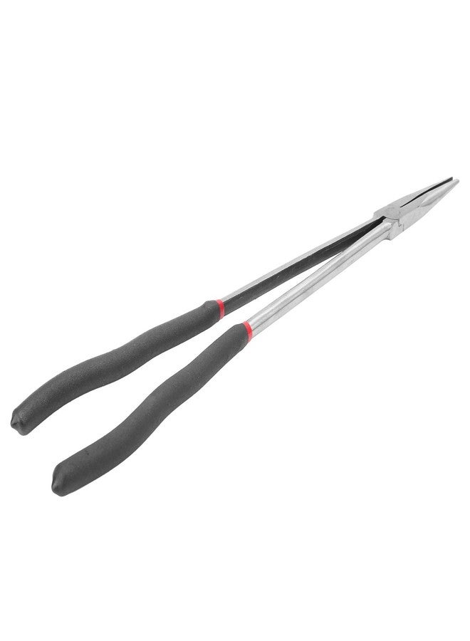 Estink Long Handle Pliers, 400mm/16in Straight Extra Long Pliers Tip Nose Pliers with Comfort Grip Long Handle Craft Repairing Hand Tool, Repairing Long Reach Pliers for Working in Tight Spaces - Image 1