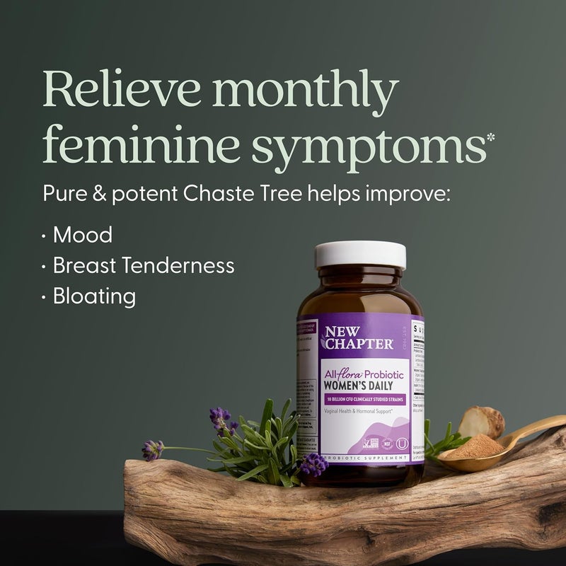 New Chapter Probiotics for Women  30 ct 1 Month Supply Womens Daily Probiotic with Prebiotics and Probiotics for Vaginal Health  Chaste Tree for Hormonal Support 100 Vegetarian NonGMO - Image 4
