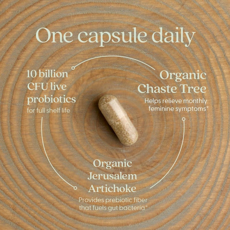 New Chapter Probiotics for Women  30 ct 1 Month Supply Womens Daily Probiotic with Prebiotics and Probiotics for Vaginal Health  Chaste Tree for Hormonal Support 100 Vegetarian NonGMO - Image 3