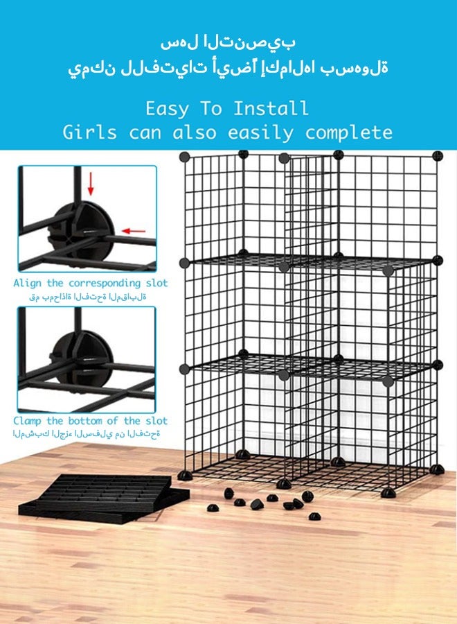 Generic Iron Fence Indoor Dog And Cat Kennel Foldable Metal Foldable Stainless Steel Dog Pet Cages  - Image 3