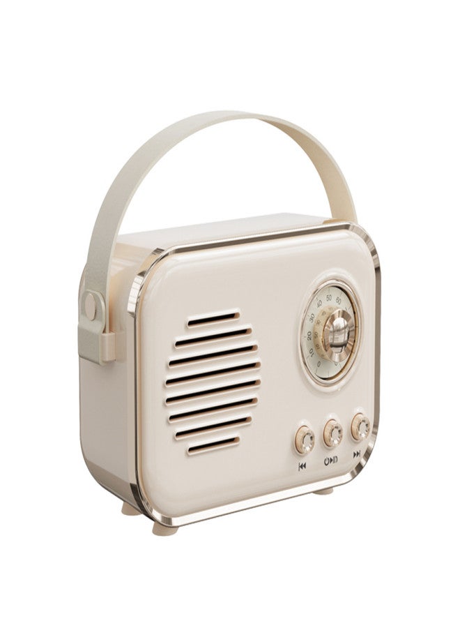 Portable multifunctional FM radio, mini wireless Bluetooth sound, home singing, karaoke, TF card, FM playback, high fidelity bass speaker, gift decoration - Image 1