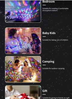 DARIYAH Projection Lamp Galaxy Projector Star Night Light 2 in 1 Starry Ocean Wave Laser Mini Led Projector Lamp XY-918  - Image 4