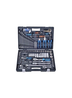 LICOTA 143 PCS 1/4" & 1/2" DR. 6PT FLANK SOCKET AND TOOL SET 