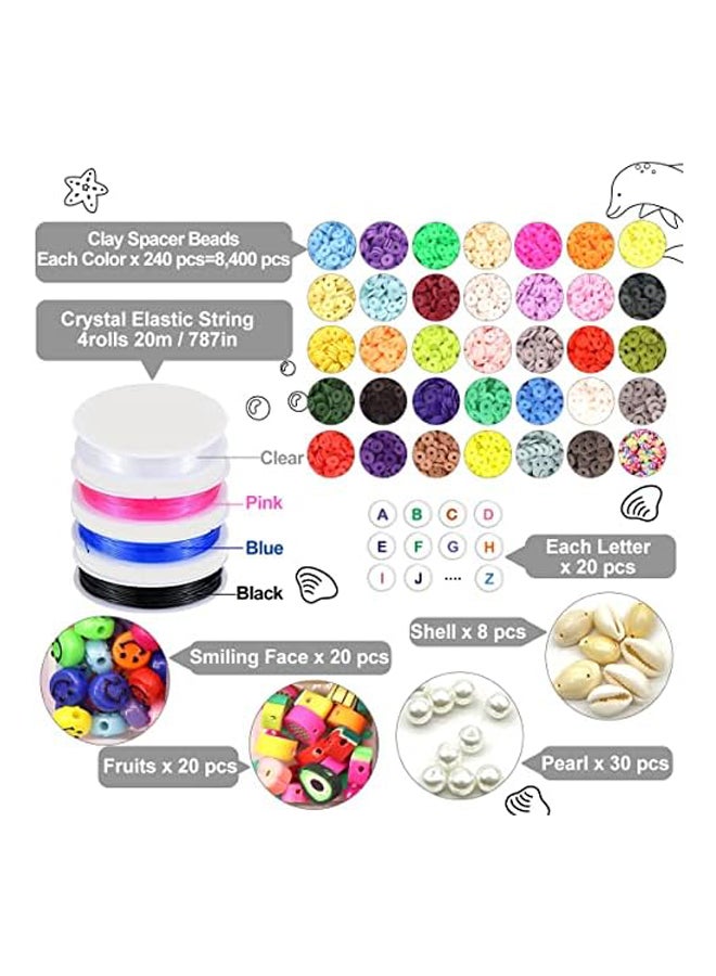 Clay Beads 6mm 35 Colors Flat Round Polymer Cla - Image 3