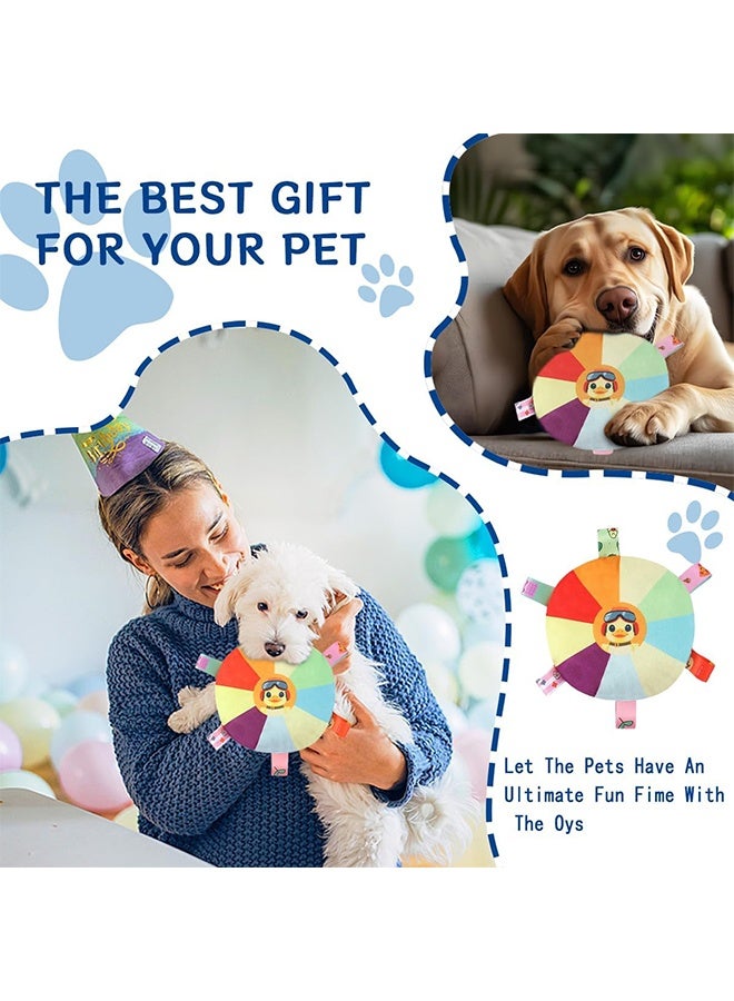 Dog Plush Sound Frisbee Toy With Internal Clock to Attract Attention, for Aggressive Chewers - Image 5