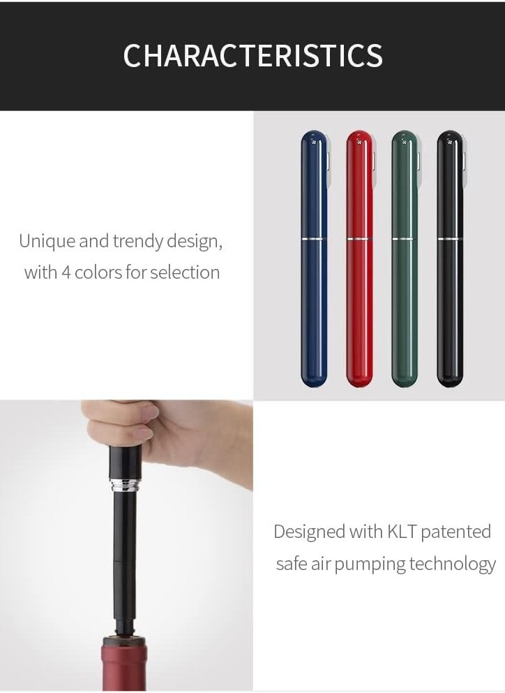 Beram Electric Opener, Pen Design, Air Pump Bottle Opener, Stainless Steel Needle, Microneedle Cork Hole, Automatic Corkscrew, Portable Multi Openers  - Image 2
