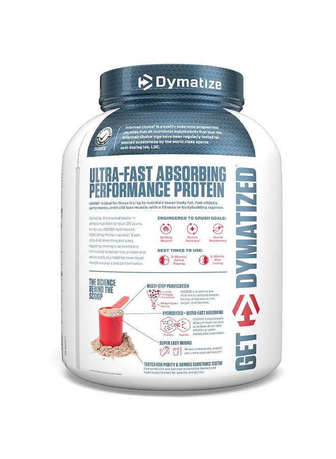 Dymatize ISO 100 Fudge Brownie 5Lb - Image 5